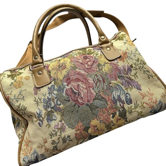 RARE VINTAGE LEISURE LUGGAGE CARRYON DUFFEL WEEKEND TRAVEL BAG NWT MACY'S - Picture 8 of 12